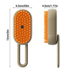 3-in-1 Steam Pet Brush – Groom, Clean & Massage